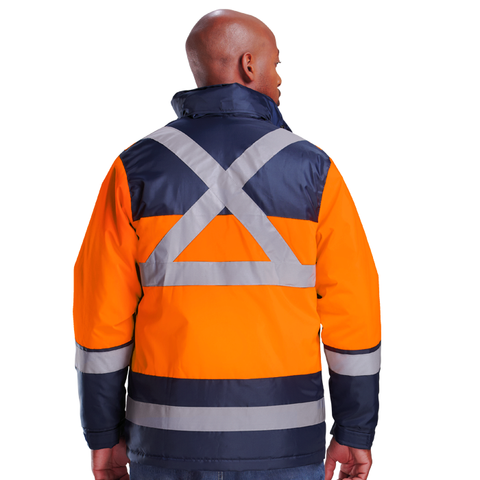 4-in-1 High-Visibility Blaze Safety Jacket - Image 4