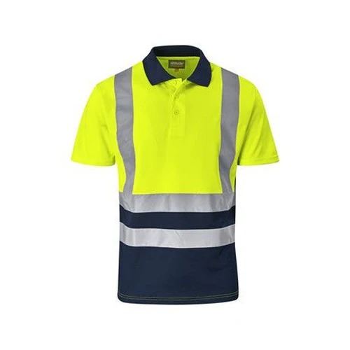 short sleev two tone golf shirt